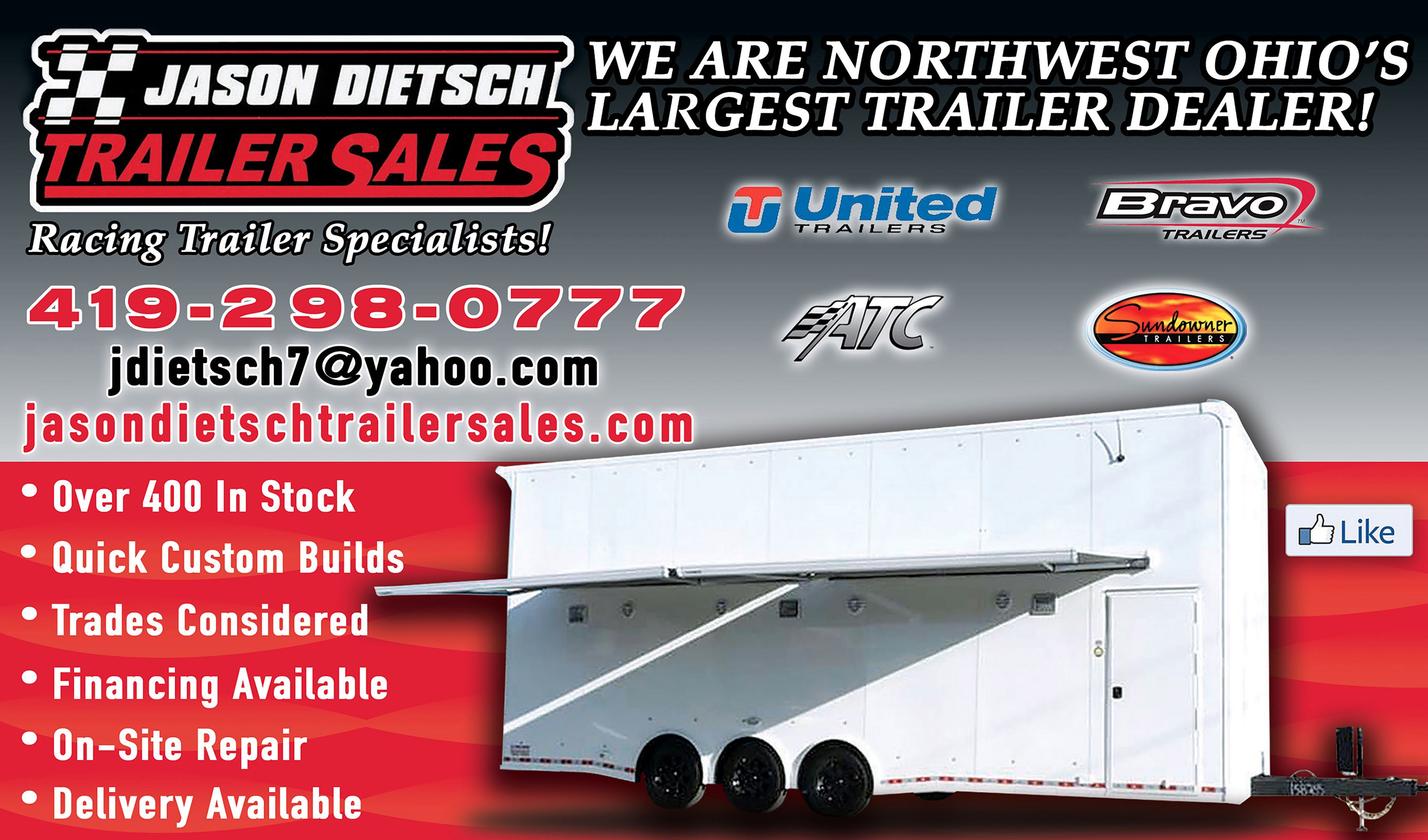 Jason Dietsch Trailers Jason Dietsch Trailer Sales in Edgerton OH is