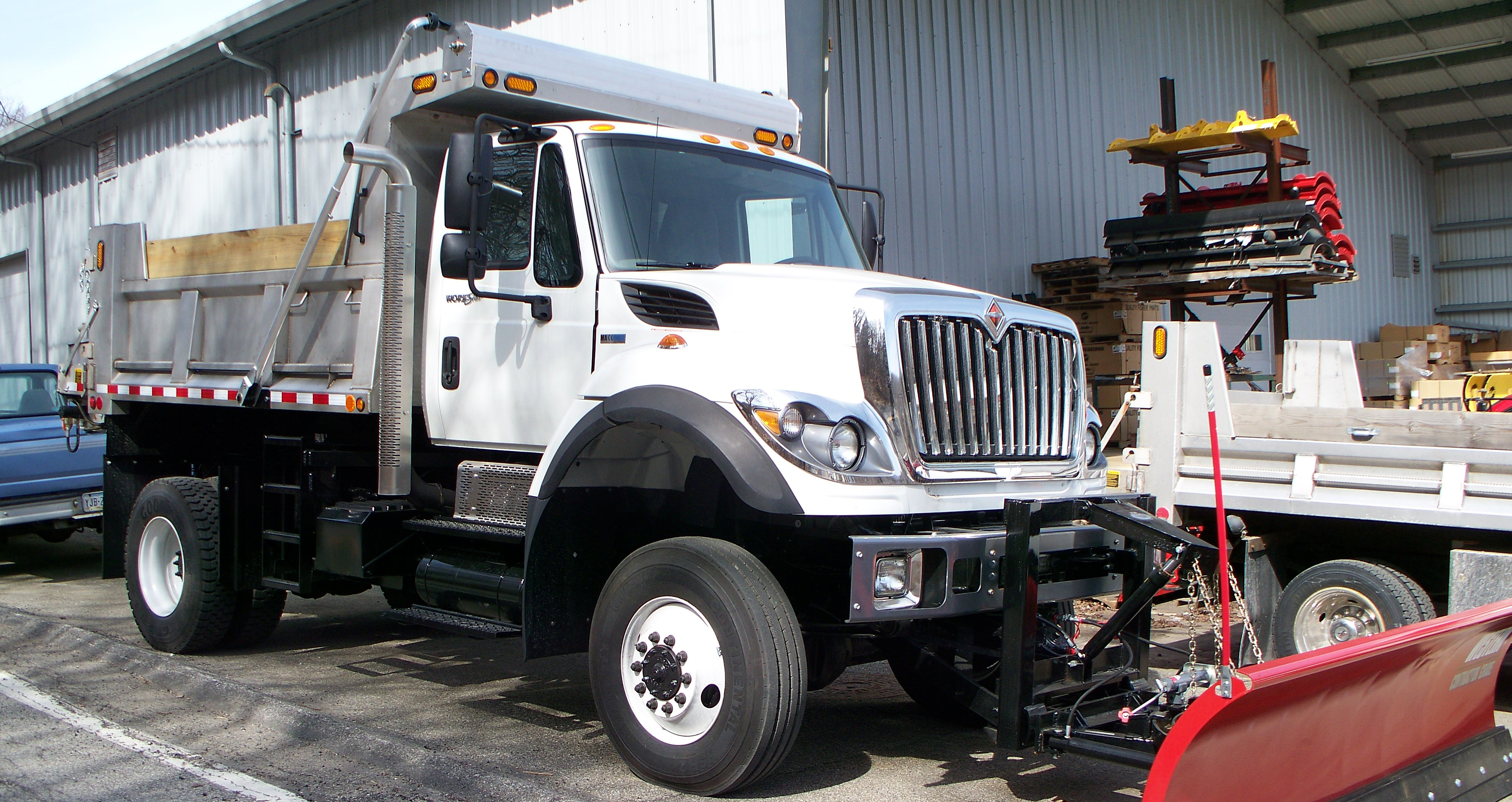 Home Push N Pull Pittsburgh area Snow plow, salt spreader, and